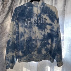 vintage orlando florida tie-dye hoodie